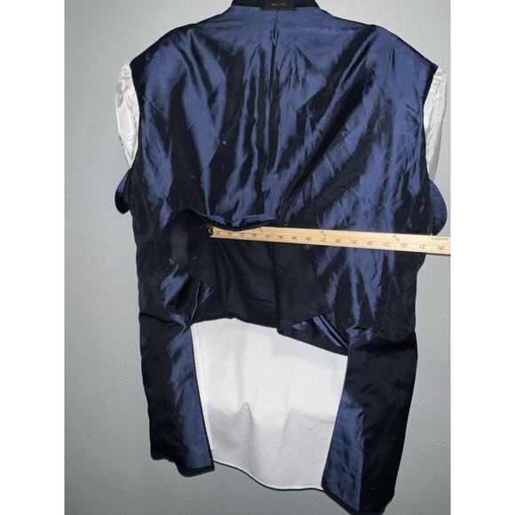 BRIONI Nomentano 48L Pure Cashmere 100% Blue Blazer Jacket Coat Silk Lining - Picture 15 of 16